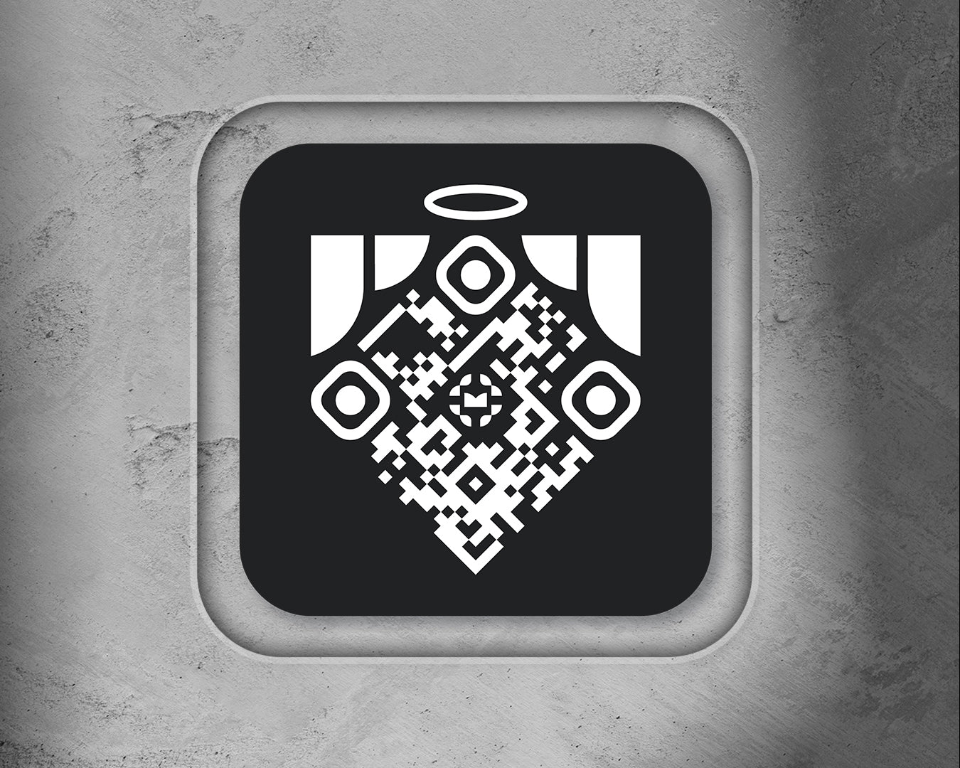 Square Memoriv medallion